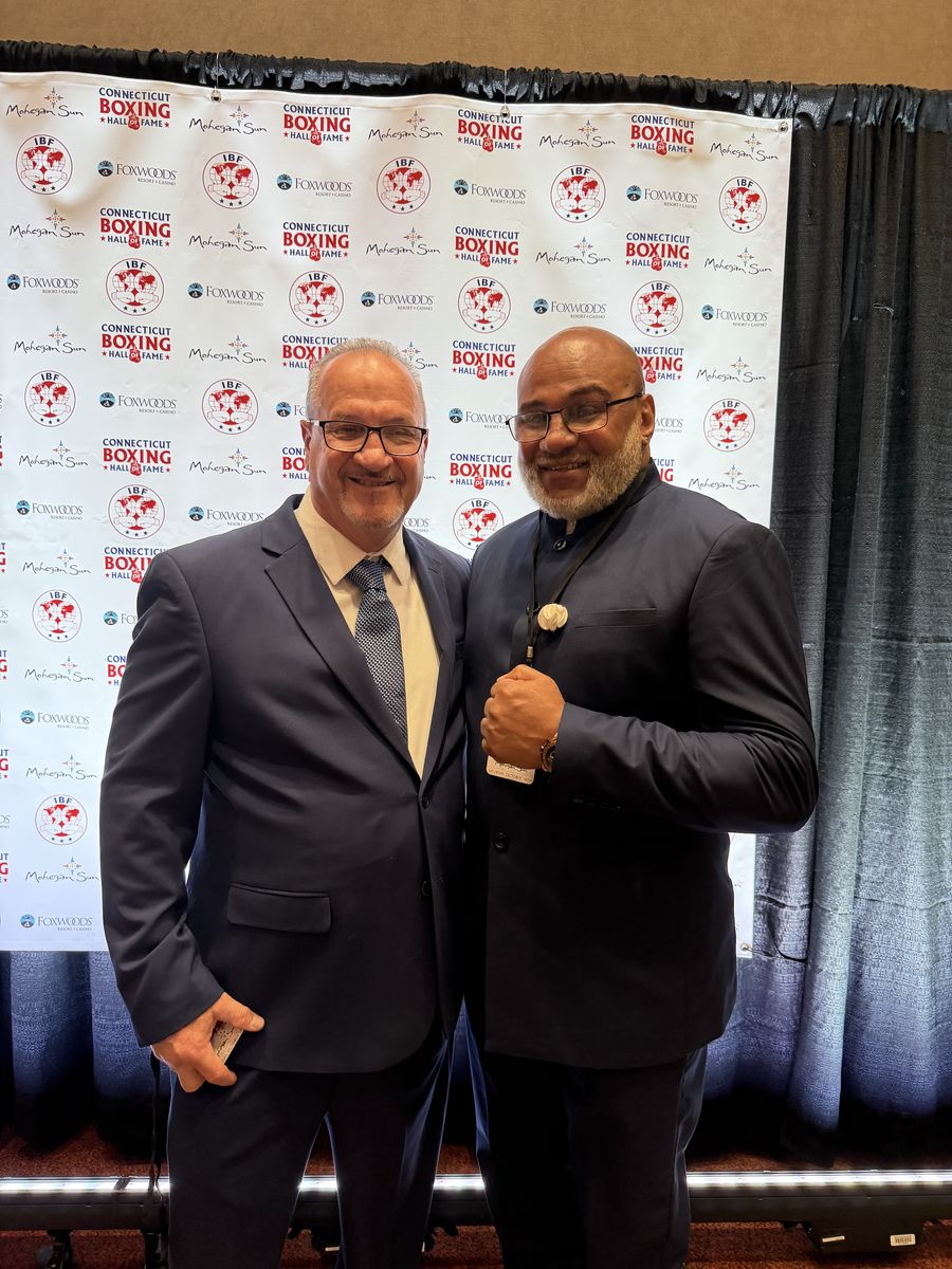 Peter Sr. at Connecticut Boxing Hall of Fame induction